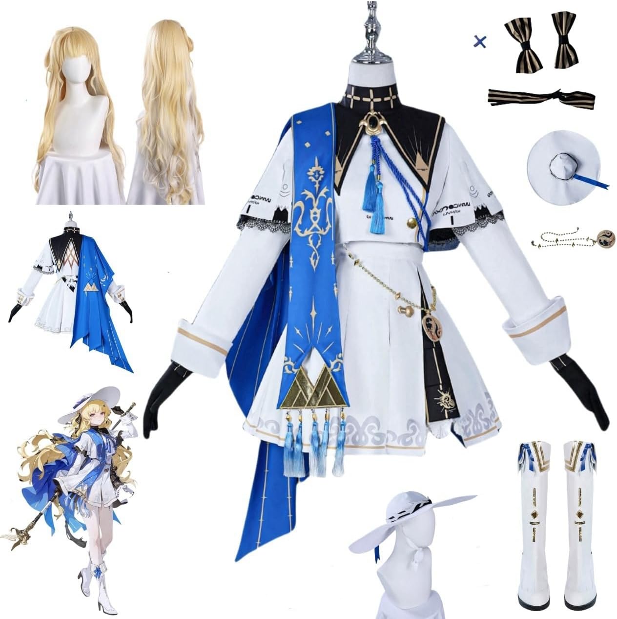 Amazon.co.jp: [MOSATS] 鳴潮 フィービー コスプレ衣装『全セット